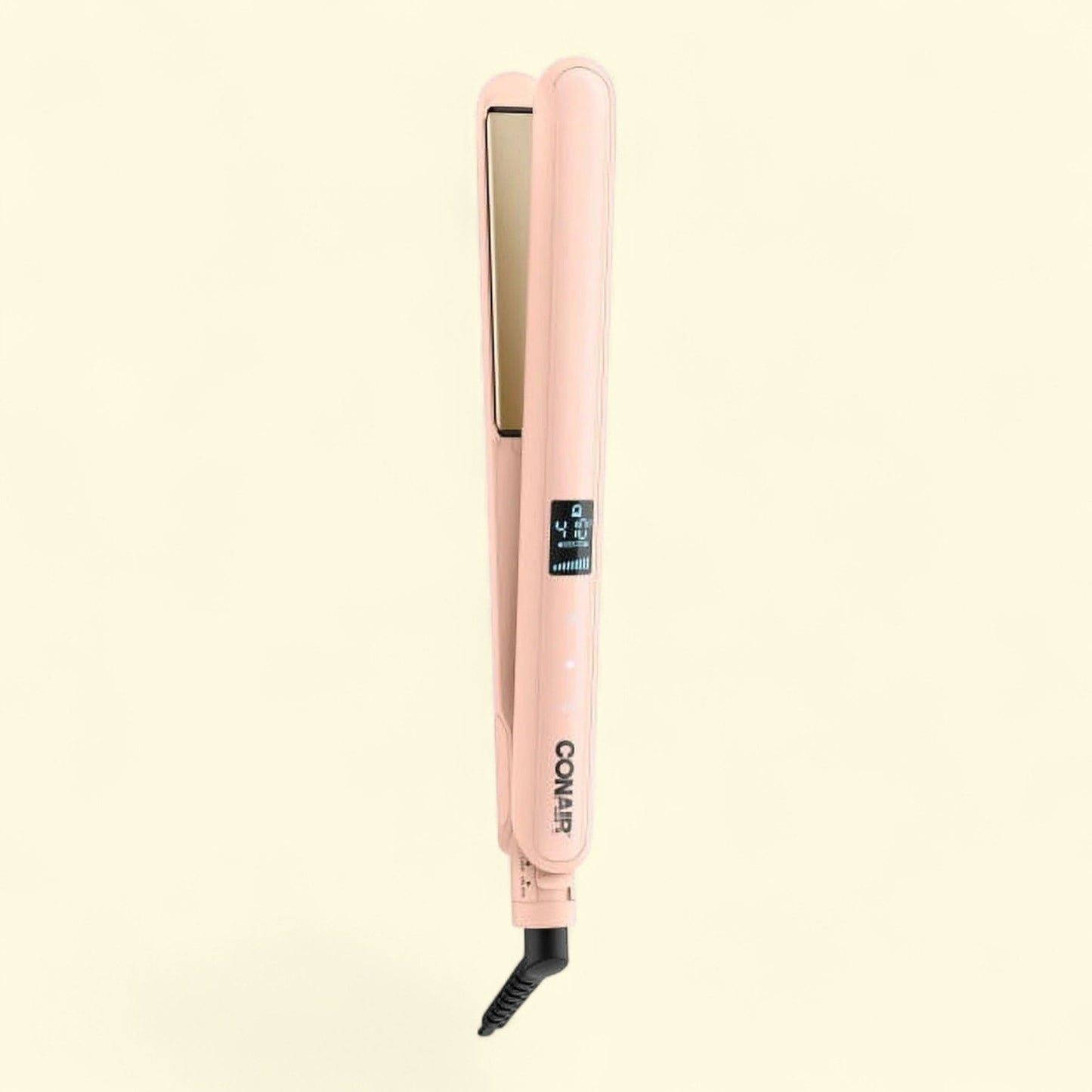 Conair Tayshia Double Ceramic 1" Flat Iron Hair Straightener, Peach, CS224T, (Single Unit)