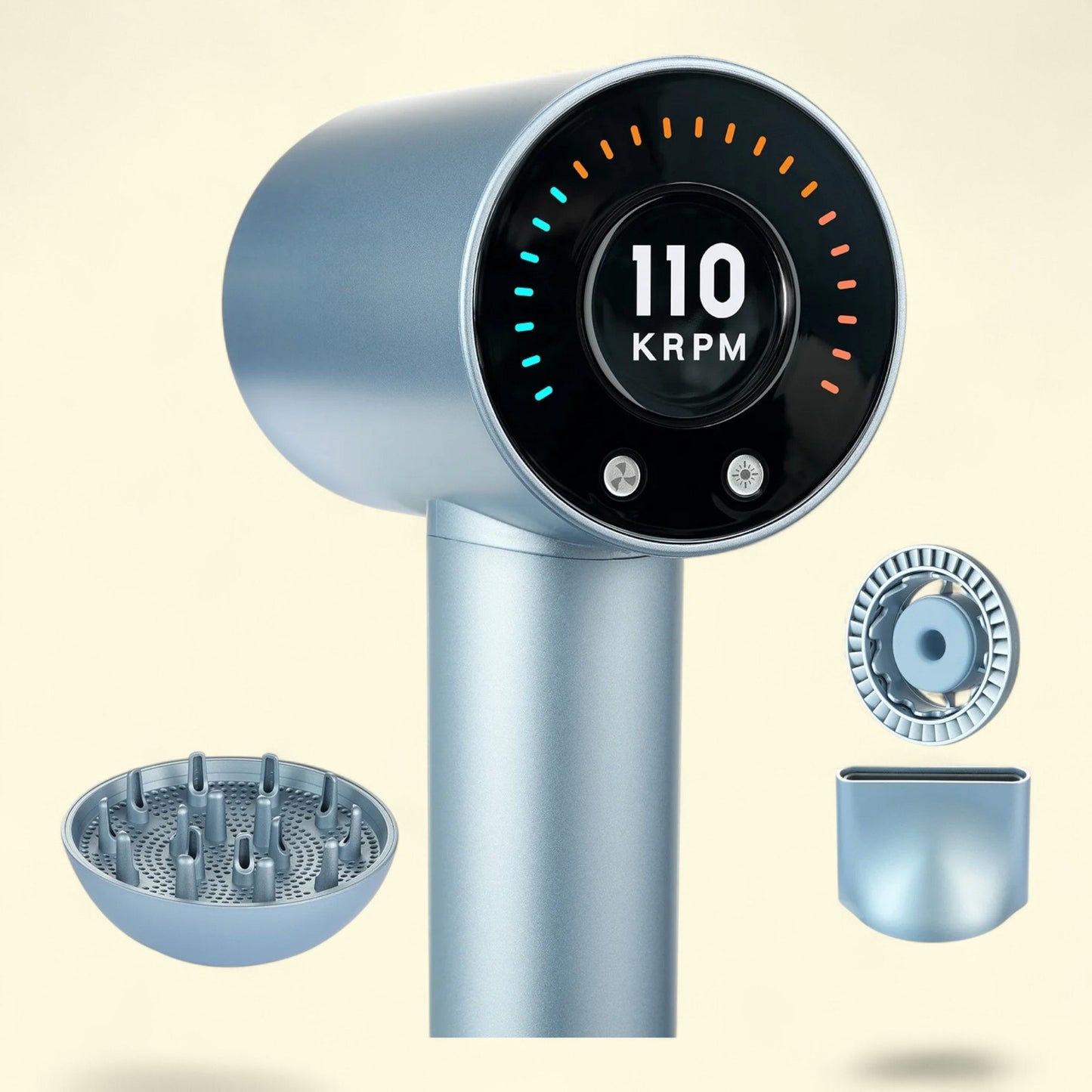KFFKFF Fast Hair Dryer, 105,000RPM Brushless Motor, 200 Million Neg... — authentic US product shipped worldwide by Treatspree