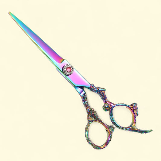 Unique Bargains Hair Scissors, Stainless Steel Razor 6.7", 1pc