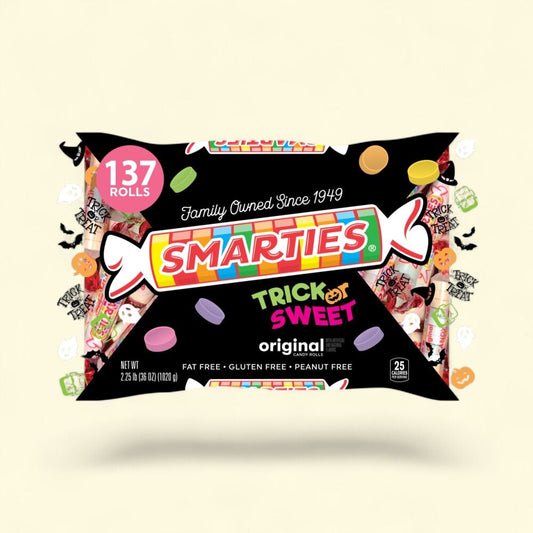 Smarties Halloween Flavored Candy Rolls, 2.25lb Bag — authentic US product shipped worldwide by Treatspree