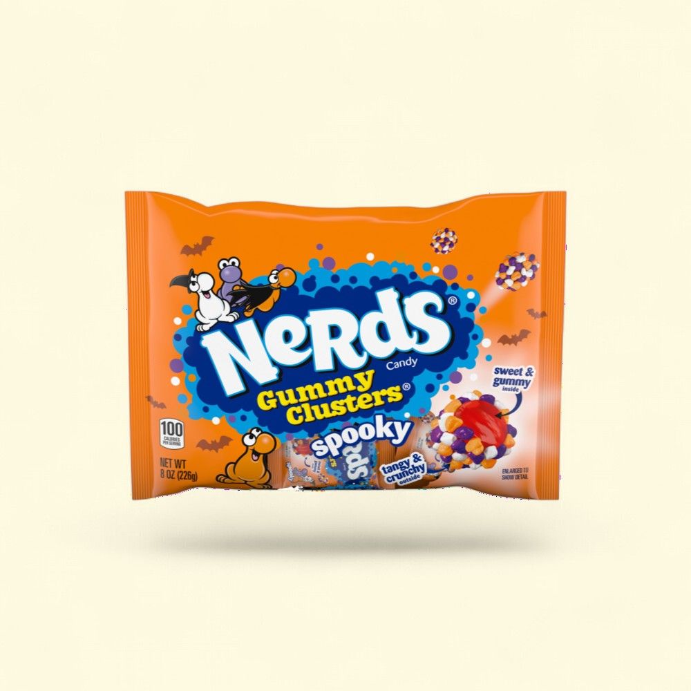 Nerds Spooky Gummy Clusters Halloween Candy - 16 Count, 8 oz — authentic US product shipped worldwide by Treatspree