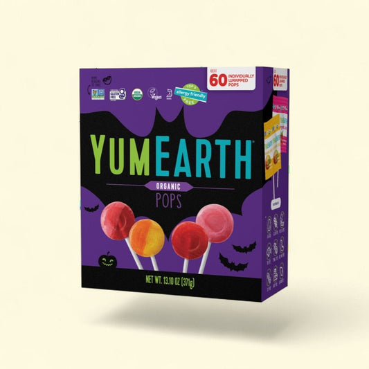 YumEarth Halloween Organic Lollipops, 13.10 oz, 60 Count — authentic US product shipped worldwide by Treatspree