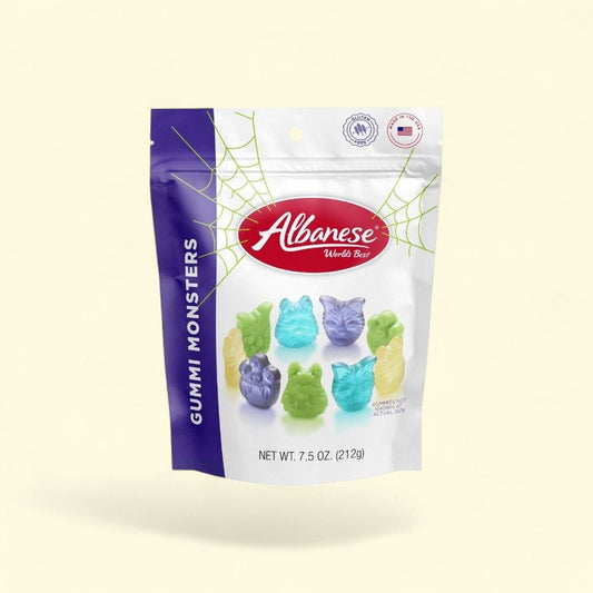 Albanese World's Best Halloween Gummi Monsters Candy, 7.5 oz — authentic US product shipped worldwide by Treatspree
