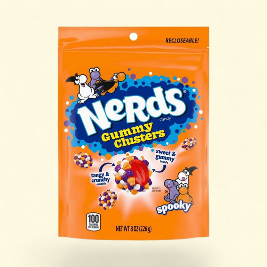 Nerds Halloween Spooky Gummy Clusters Candy, 8oz — authentic US product shipped worldwide by Treatspree