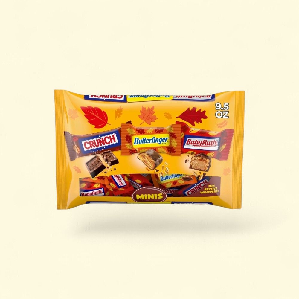 Butterfinger, Crunch, & Baby Ruth Minis Variety Pack, 9.5 oz — authentic US product shipped worldwide by Treatspree