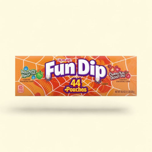 Fun Dip Apple & Cherry Candy Pouches, 44 Count (18.9 oz) — authentic US product shipped worldwide by Treatspree
