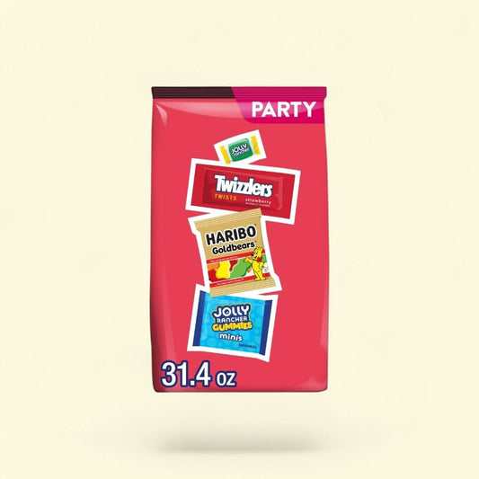 Haribo, Jolly Rancher & Twizzlers Assorted Candy Party Pack 31.4oz — authentic US product shipped worldwide by Treatspree