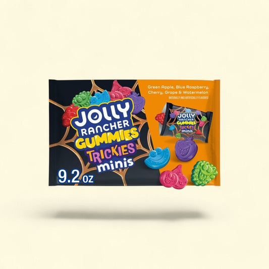 Jolly Rancher Trickies Gummies Minis Fruit Flavored Candy 9.2 oz — authentic US product shipped worldwide by Treatspree