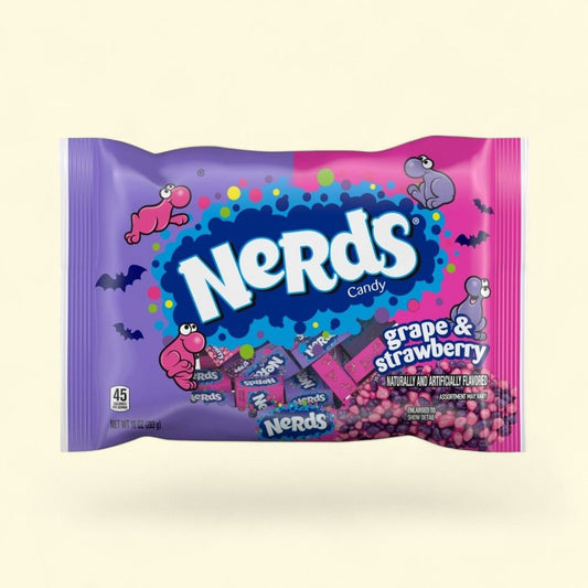 Nerds Original Halloween Mini Grape & Strawberry Candy, 10 oz — authentic US product shipped worldwide by Treatspree