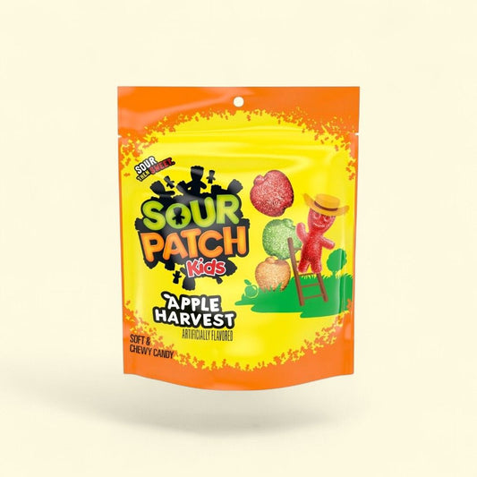 SOUR PATCH KIDS Apple Harvest Soft & Chewy Gummy Candy 10 oz — authentic US product shipped worldwide by Treatspree