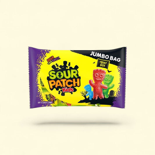 Sour Patch Kids Soft & Chewy Gummy Candy 35 Count Bag — authentic US product shipped worldwide by Treatspree