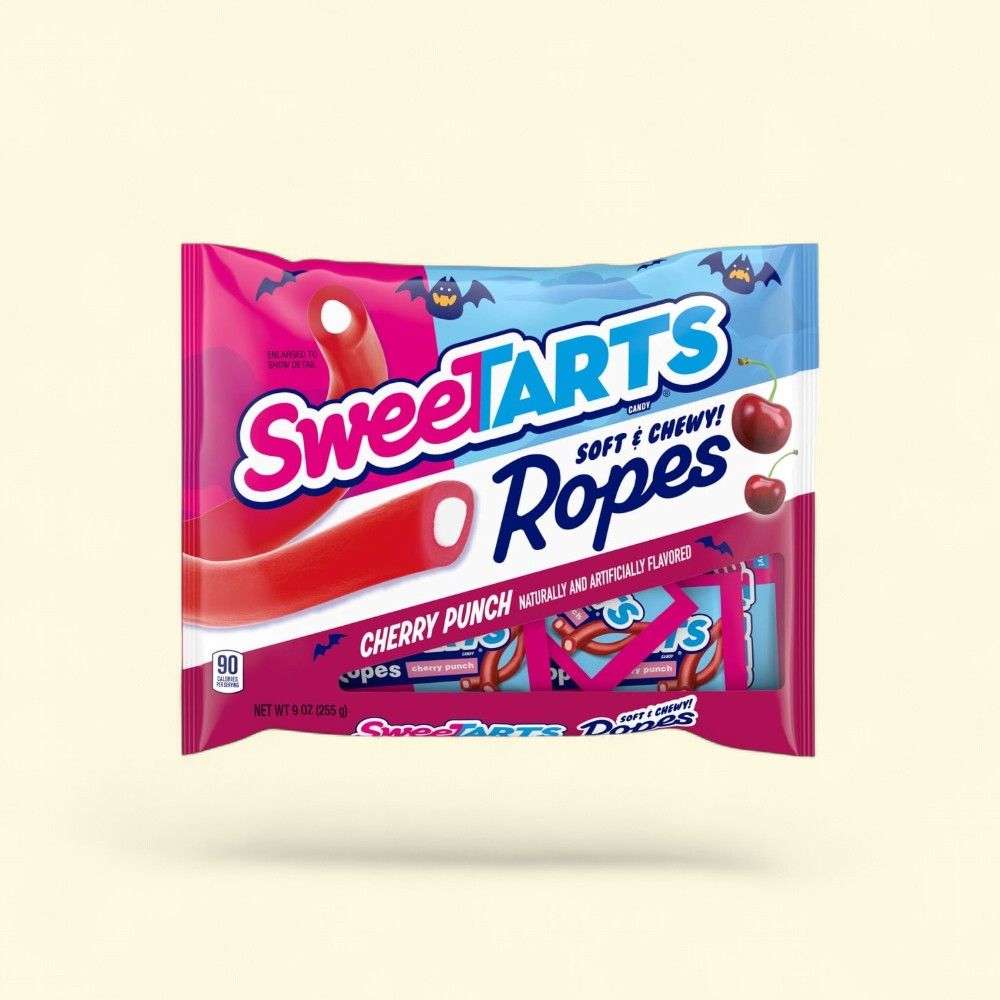 SweeTARTS Ropes Cherry Punch Chewy Candy (9 oz) — authentic US product shipped worldwide by Treatspree
