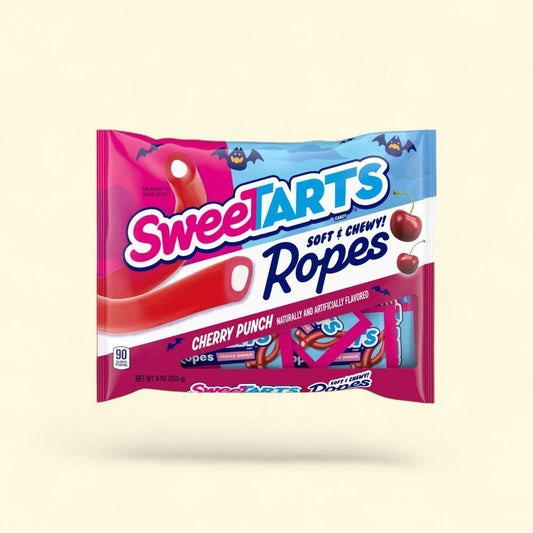 SweeTARTS Ropes Cherry Punch Chewy Candy (9 oz) — authentic US product shipped worldwide by Treatspree
