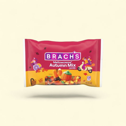 Brach's Mellowcreme Autumn Mix Candy, 20 oz Bag — authentic US product shipped worldwide by Treatspree