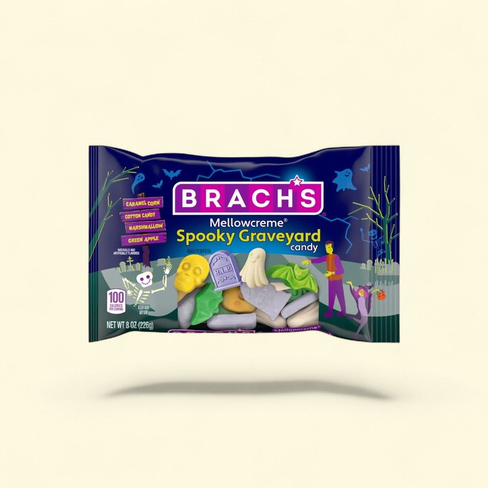 Brach's Mellowcreme Spooky Graveyard Candy (8 oz) — authentic US product shipped worldwide by Treatspree