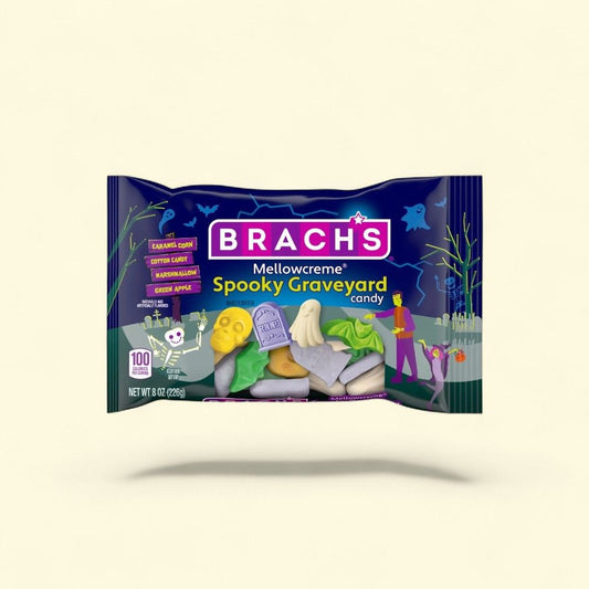 Brach's Mellowcreme Spooky Graveyard Candy (8 oz) — authentic US product shipped worldwide by Treatspree