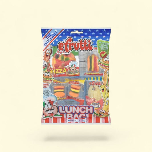 Efrutti Lunch Bag Assorted Gummy Candy — authentic US product shipped worldwide by Treatspree