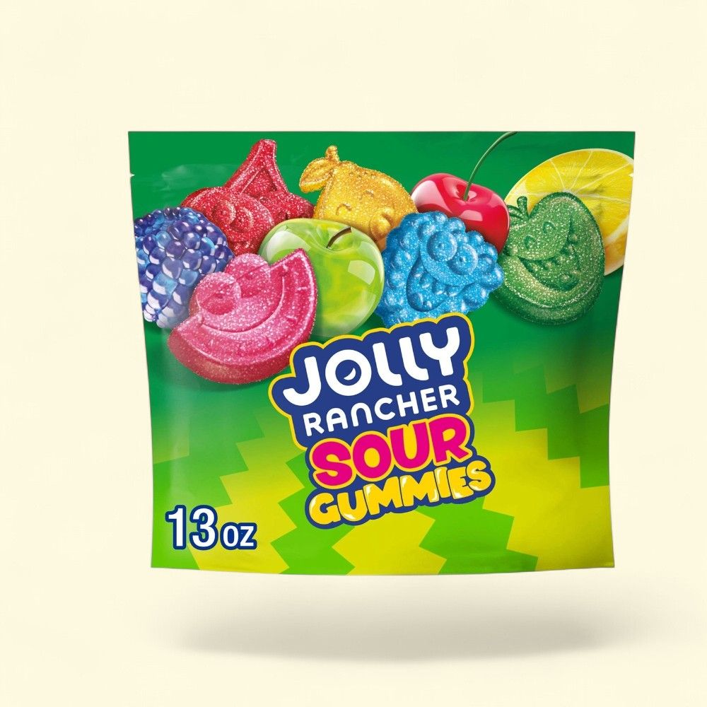 Jolly Rancher Sour Gummies Assorted Fruit Flavored Candy, 13 oz — authentic US product shipped worldwide by Treatspree