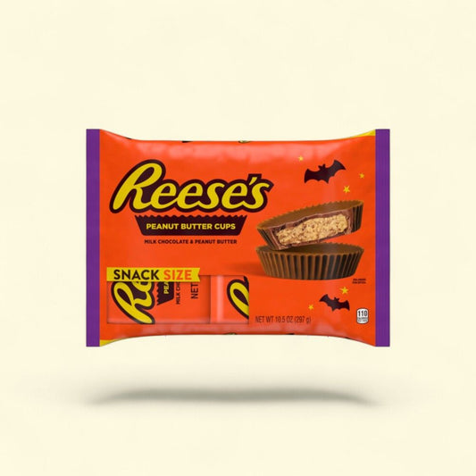Reese's Milk Chocolate Snack Size Peanut Butter Cups — authentic US product shipped worldwide by Treatspree
