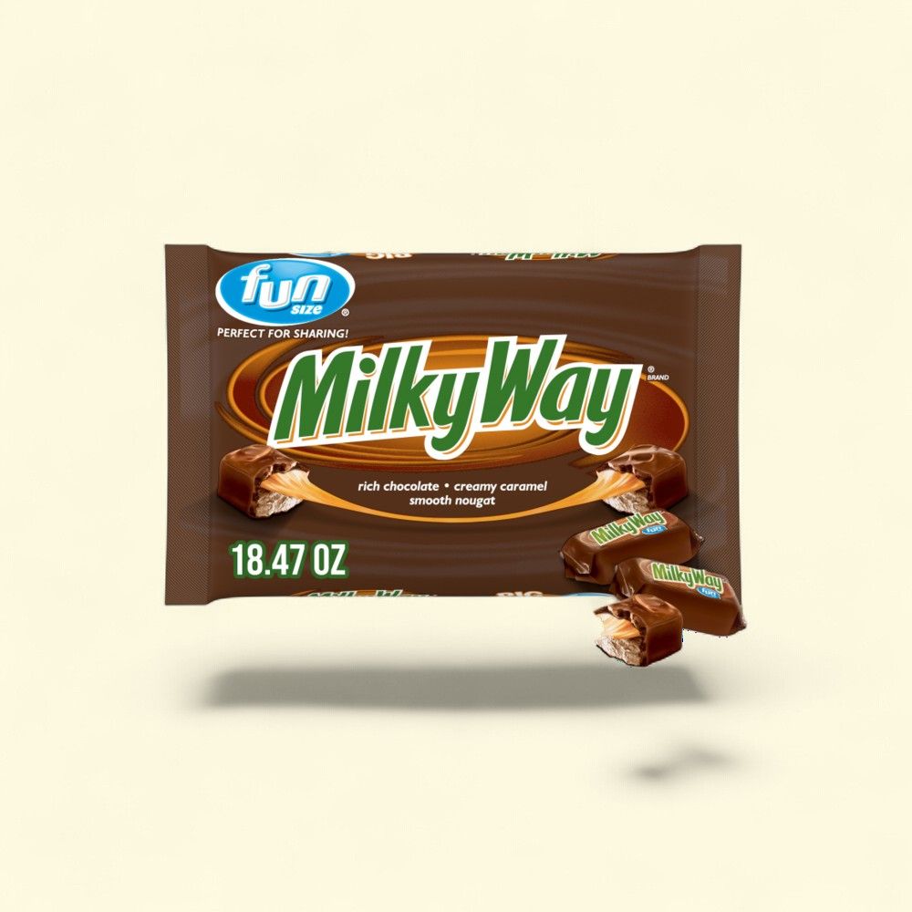 Milky Way Fun Size Milk Chocolate Candy Bars - 18.47 oz — authentic US product shipped worldwide by Treatspree