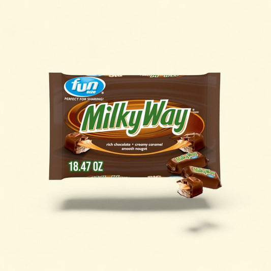 Milky Way Fun Size Milk Chocolate Candy Bars - 18.47 oz — authentic US product shipped worldwide by Treatspree
