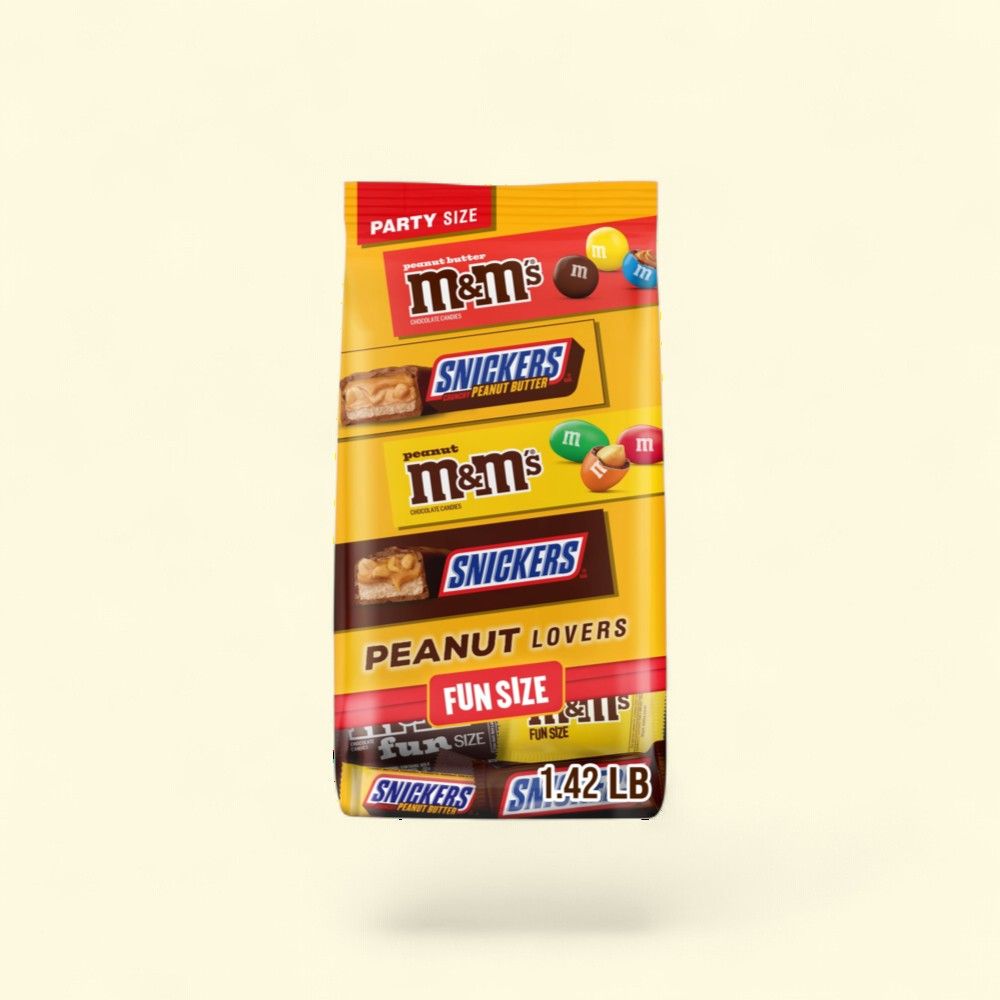 Snickers & M&M's Fun Size Peanut Lover Chocolate Variety Pack — authentic US product shipped worldwide by Treatspree