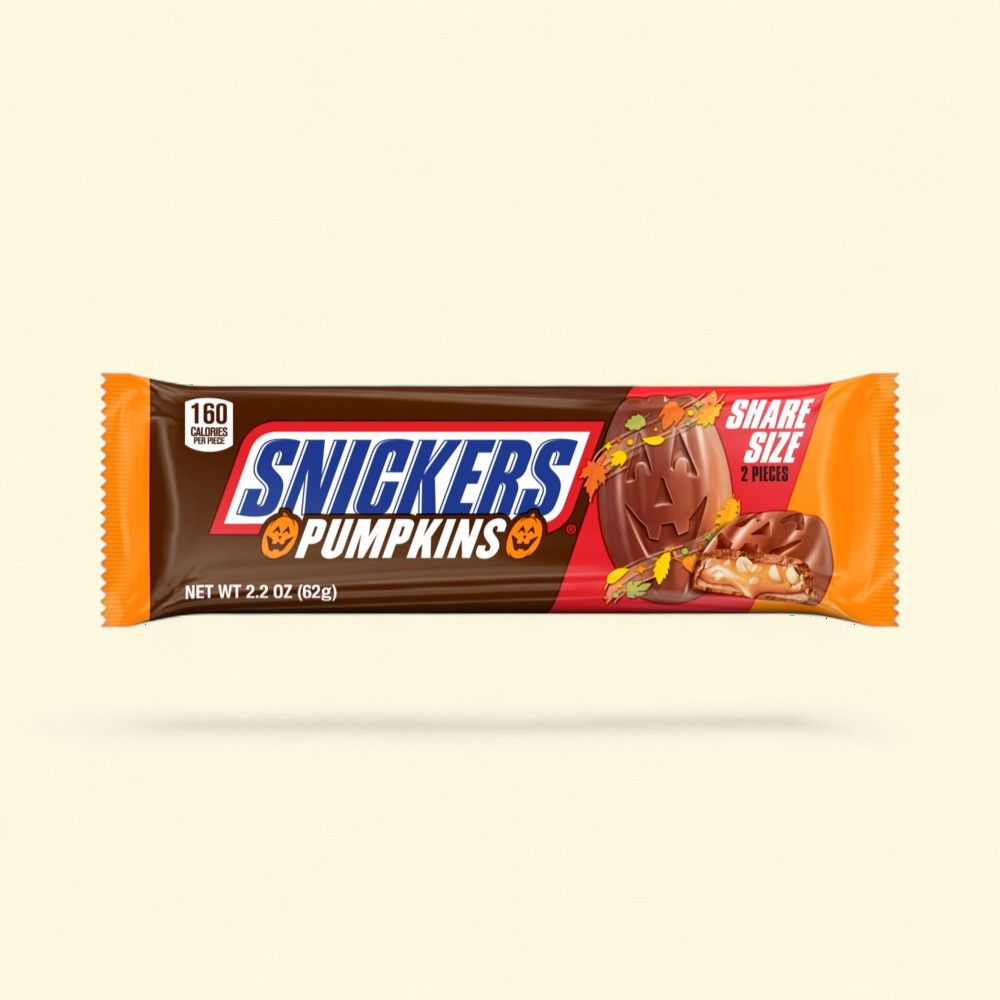 Snickers Pumpkins Chocolate Halloween Candy Bars — authentic US product shipped worldwide by Treatspree