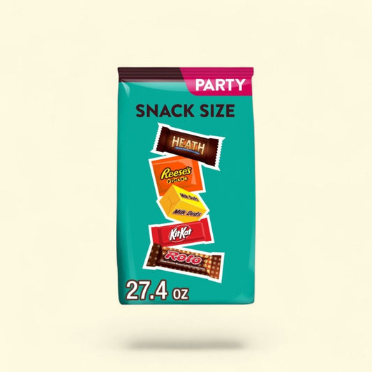 HERSHEY'S Assorted Flavored Snack Size Chocolate Candy, 27.4oz — authentic US product shipped worldwide by Treatspree