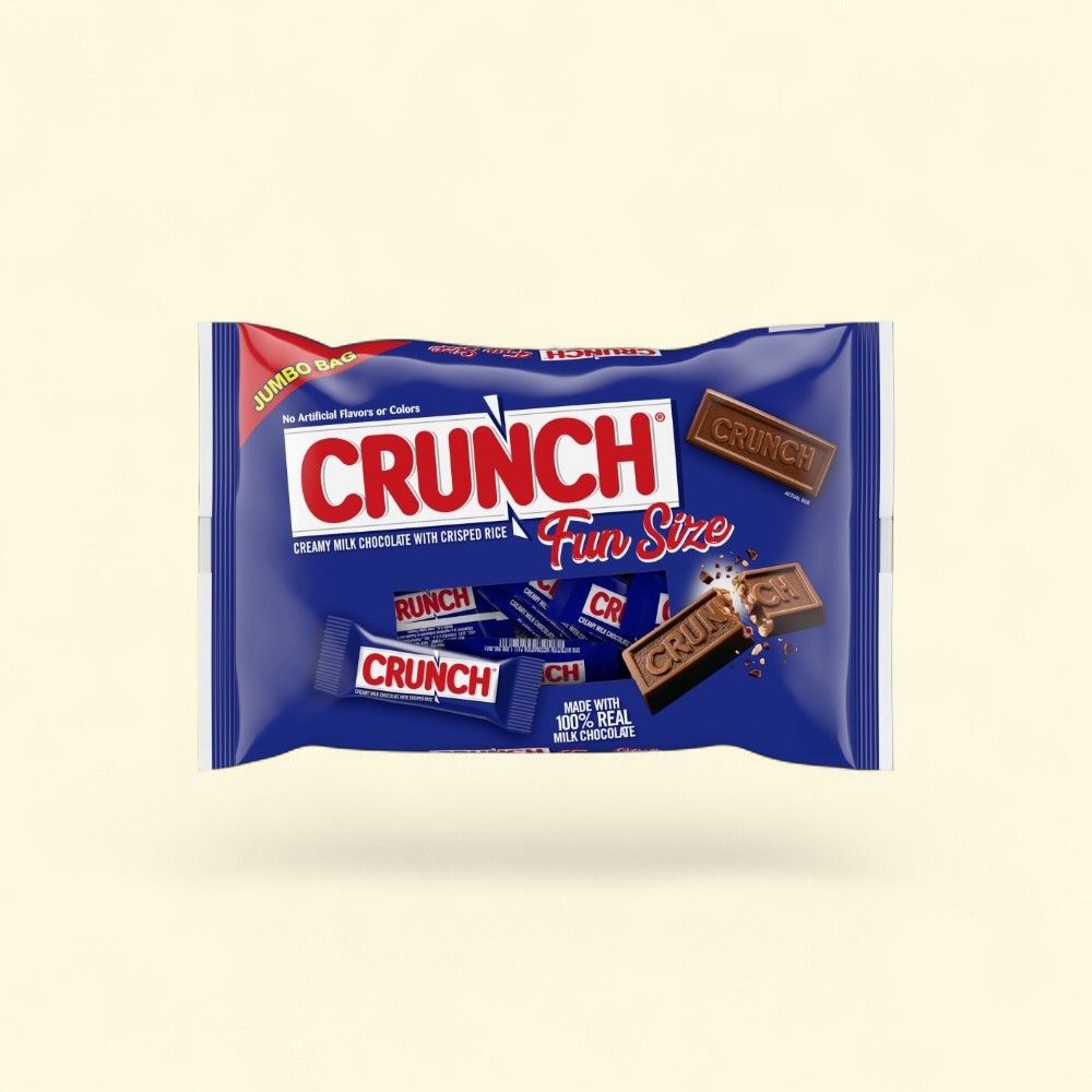 Crunch Fun Size Chocolate Candy Bars — authentic US product shipped worldwide by Treatspree