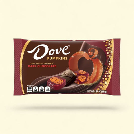 Dove Promises Dark Chocolate Pumpkins Candy — authentic US product shipped worldwide by Treatspree