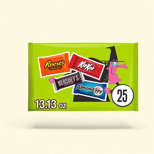 Hershey's Assorted Chocolate Halloween Candy Variety Bag 13.13oz — authentic US product shipped worldwide by Treatspree