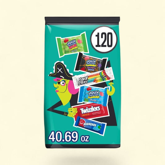Hershey's Assorted Fruit Flavored Halloween Candy Bulk Bag — authentic US product shipped worldwide by Treatspree