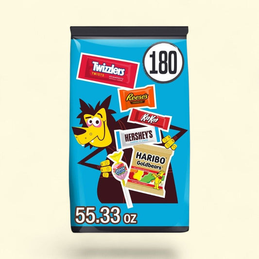 Hershey Assorted Halloween Candy Bulk Bag 1.57kg — authentic US product shipped worldwide by Treatspree