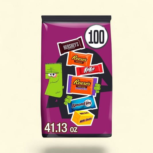 Hershey's Assorted Halloween Candy Bulk Variety Bag 41.13 oz — authentic US product shipped worldwide by Treatspree