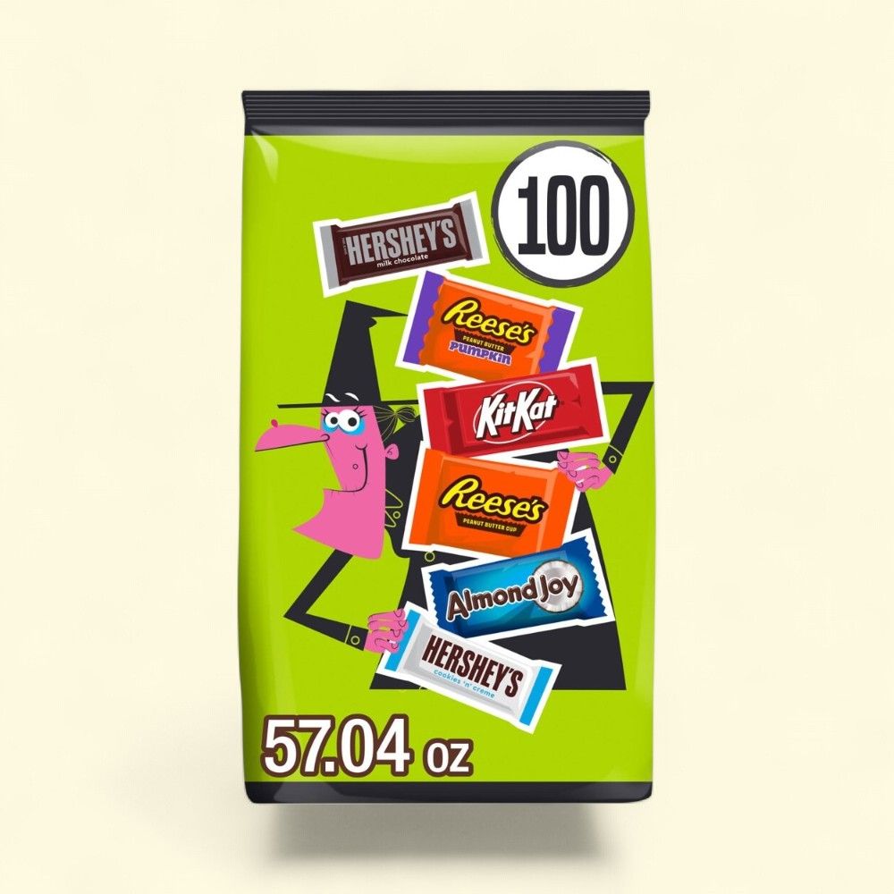 Hershey's Assorted Halloween Candy Bulk Bag 57.04 oz — authentic US product shipped worldwide by Treatspree