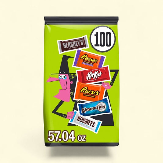 Hershey's Assorted Halloween Candy Bulk Bag 57.04 oz — authentic US product shipped worldwide by Treatspree