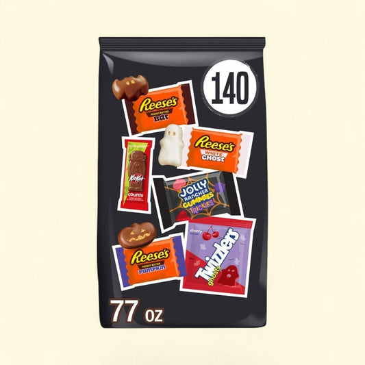 Hershey's Assorted Snack Size Halloween Candy Bulk Bag, 77 oz — authentic US product shipped worldwide by Treatspree