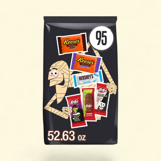 HERSHEY'S, KIT KAT & REESE'S Halloween Candy Variety Bag 52.63 oz — authentic US product shipped worldwide by Treatspree