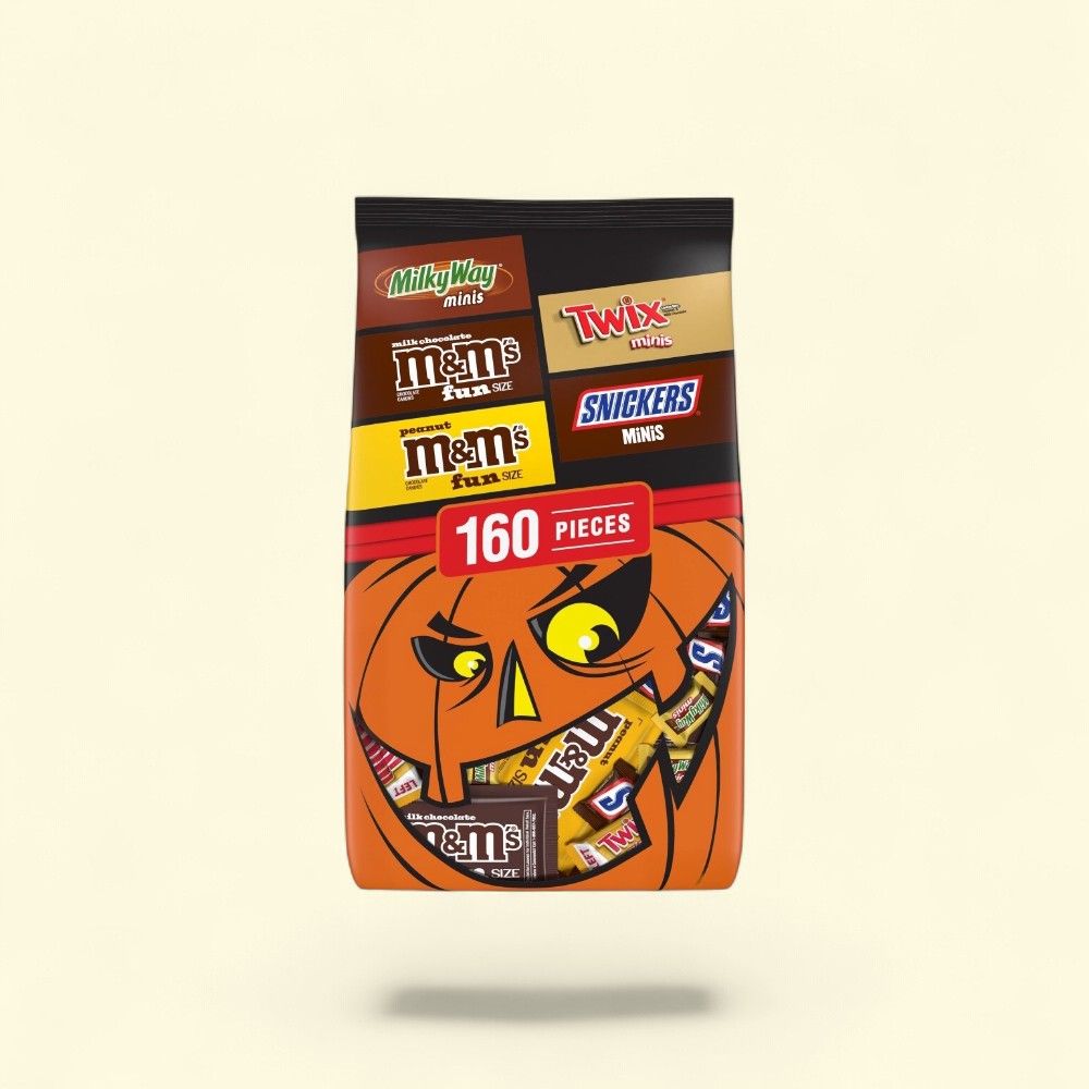 M&M's, Snickers, Twix & Milky Way Assorted Halloween Candy Bag — authentic US product shipped worldwide by Treatspree