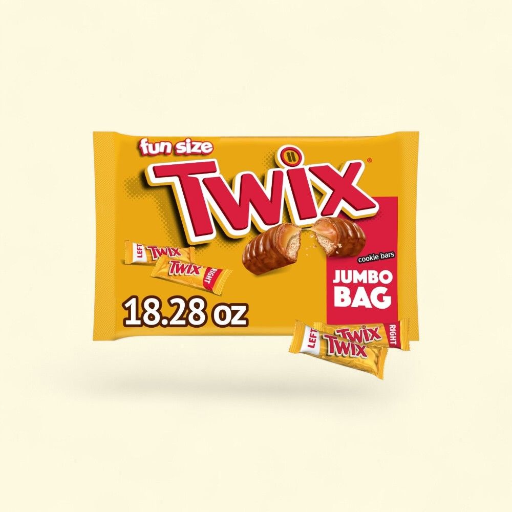 Twix Fun Size Caramel Chocolate Cookie Candy — authentic US product shipped worldwide by Treatspree