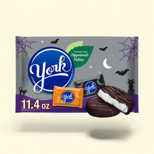 YORK Dark Chocolate Peppermint Patties, 11.4 oz — authentic US product shipped worldwide by Treatspree