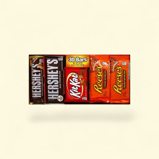 Hershey's Assorted Chocolate Candy Bars Bulk Pack — authentic US product shipped worldwide by Treatspree