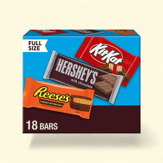 Hershey's Assorted Full Size Chocolate Bars - authentic US product shipped worldwide by Treatspree