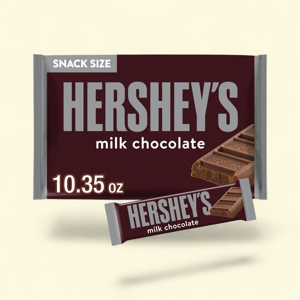 Hershey's Milk Chocolate Snack Size Candy Bag — authentic US product shipped worldwide by Treatspree