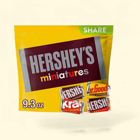 Hershey's Miniatures Assorted Chocolate Candy Share Pack — authentic US product shipped worldwide by Treatspree