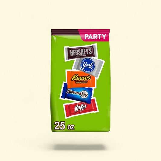 Hershey's, York, Reese's, Almond Joy & Kit Kat Snack Bars 25 oz — authentic US product shipped worldwide by Treatspree