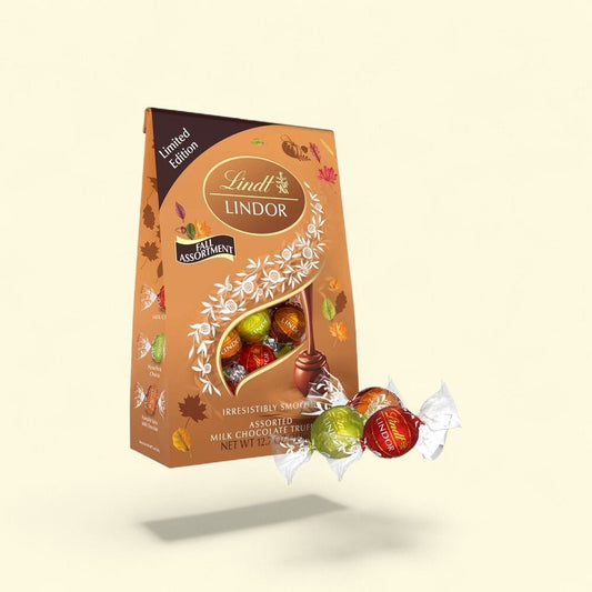 Lindt Lindor Fall Assortment Chocolate Truffles Bag, 12.7 oz — authentic US product shipped worldwide by Treatspree