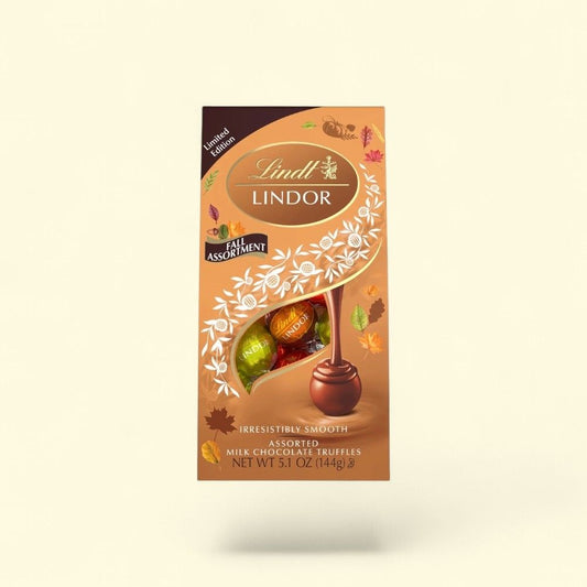Lindt Lindor Fall Assortment Bag, 5.1 oz — authentic US product shipped worldwide by Treatspree