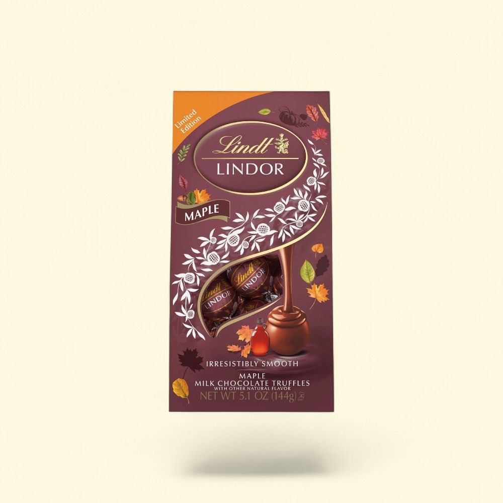 Lindt Lindor Maple Milk Chocolate Truffles — authentic US product shipped worldwide by Treatspree