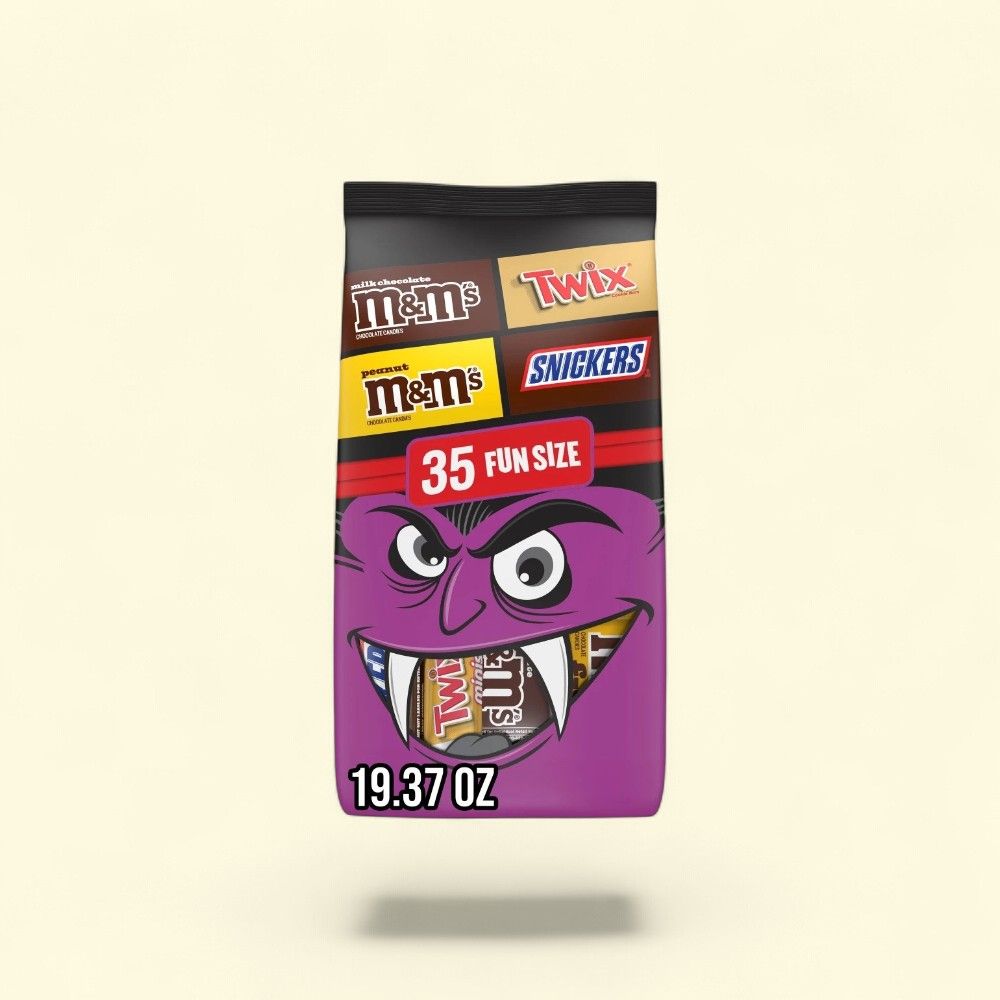 M&M's, Snickers & Twix Assorted Halloween Chocolate Candy Mix — authentic US product shipped worldwide by Treatspree